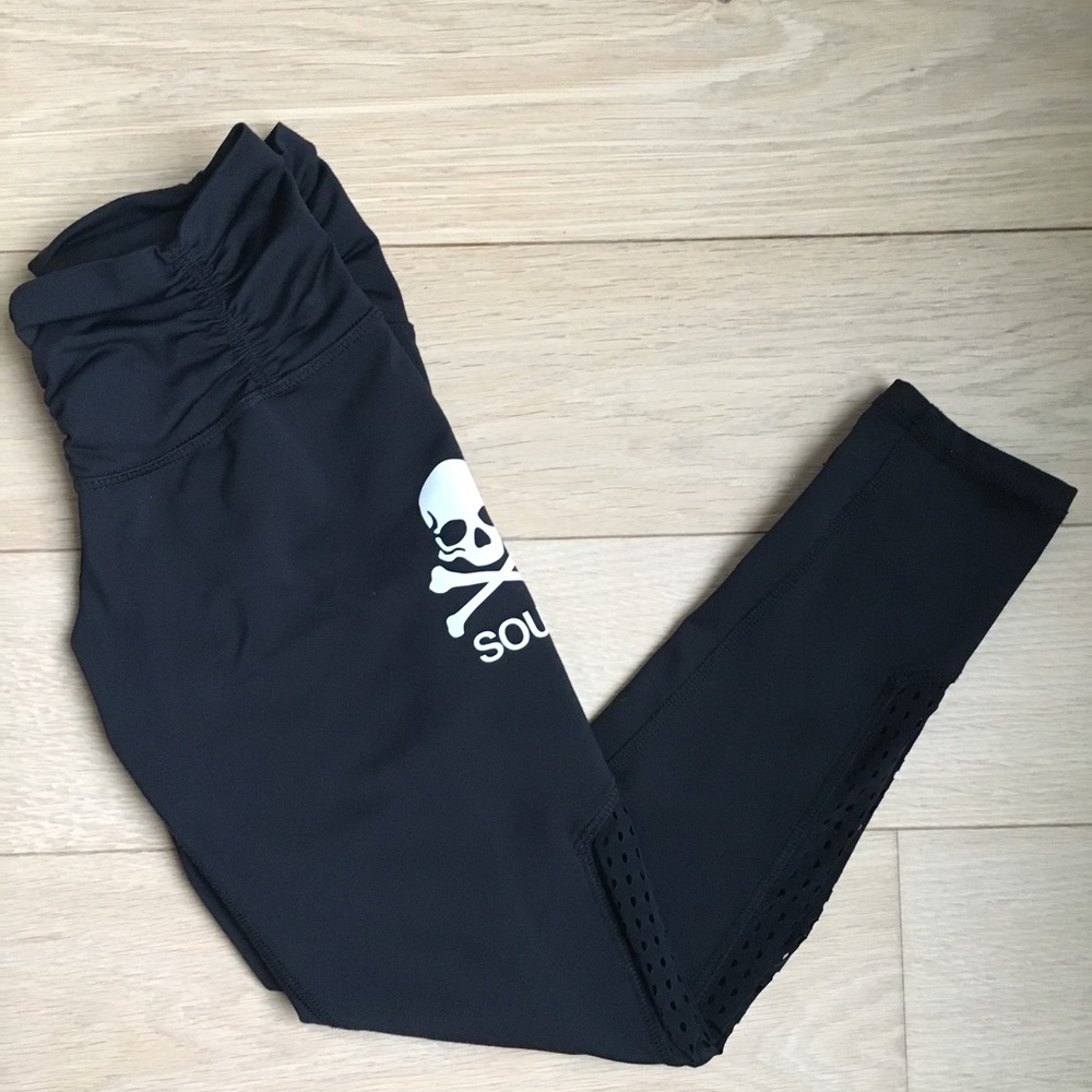 SoulCycle rouched waistband pants